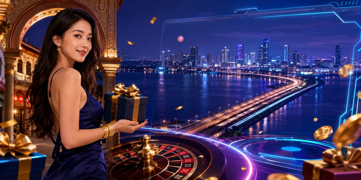 Meja roulette bergaya Melayu di Johor dengan j10